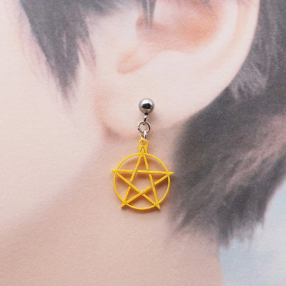 ピアス 五芒星 ( ペンタグラム )  イヤリング