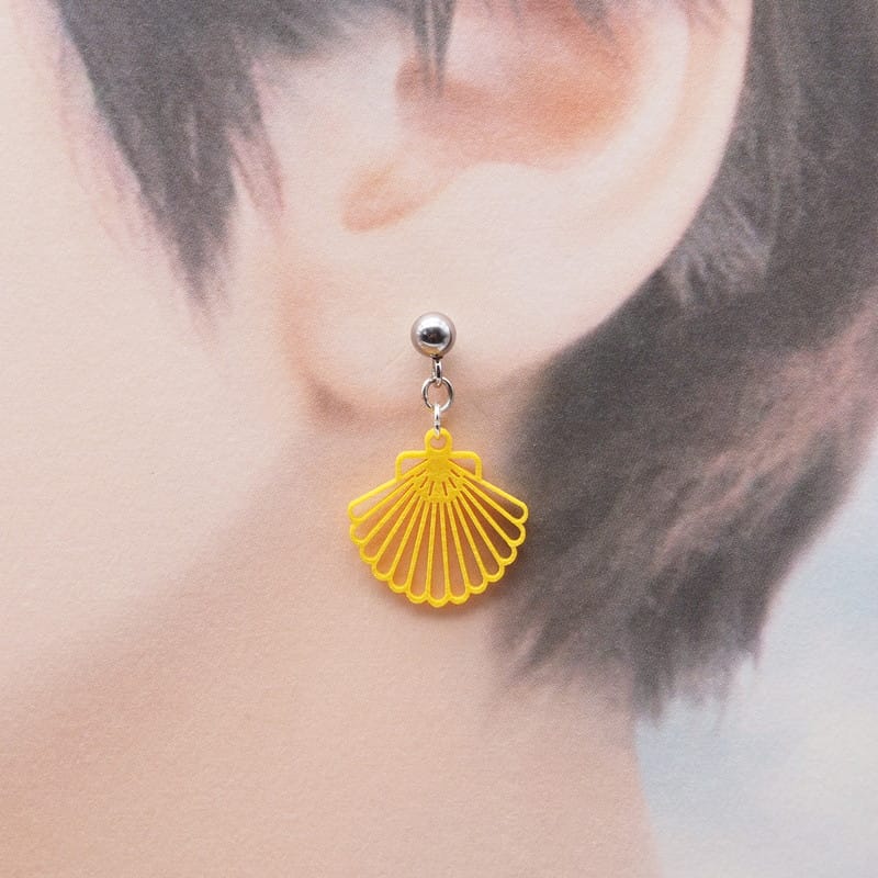 ピアス ほたて イヤリング