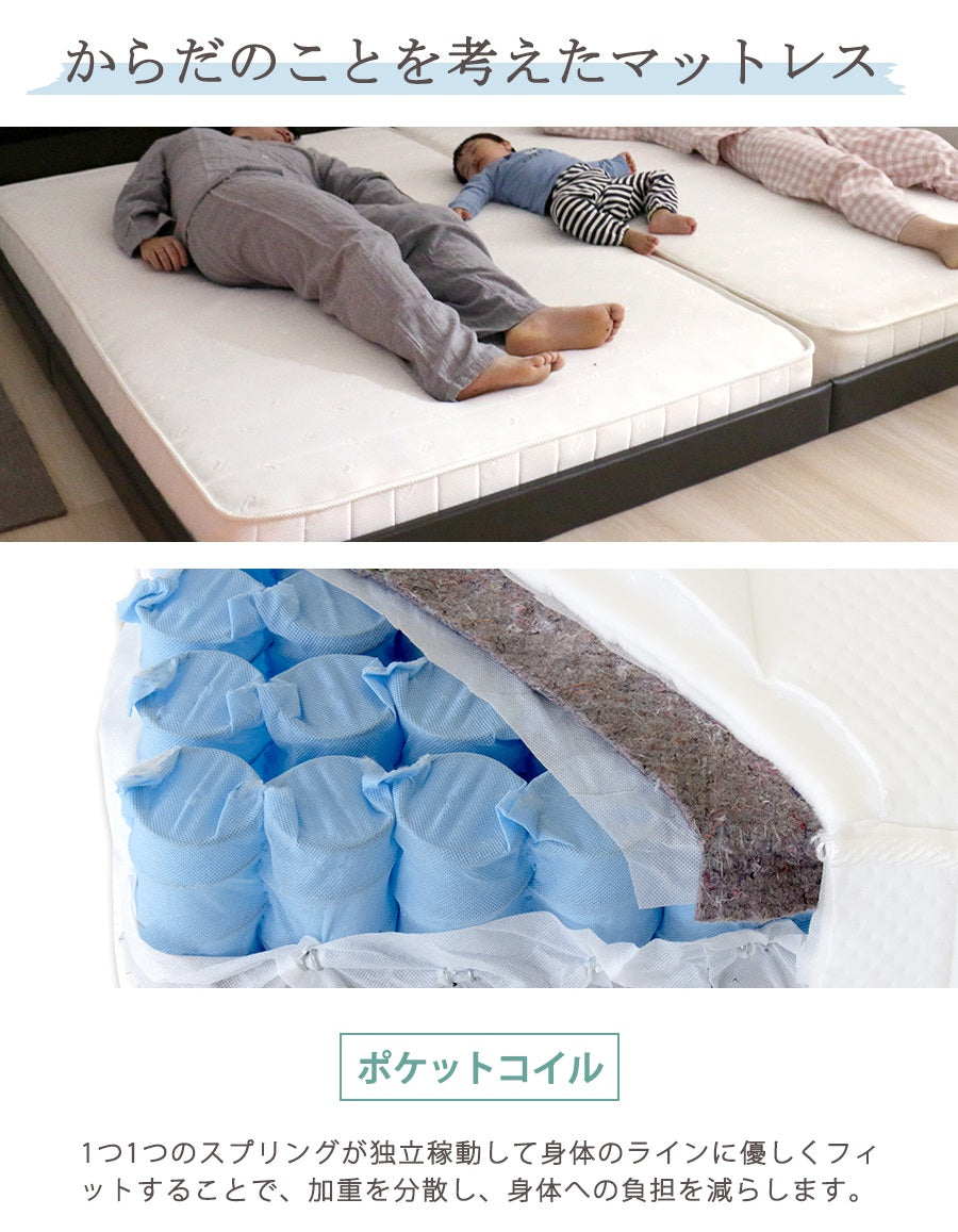 圧縮ロールポケットコイルマットレスセミシングルSSセミシングルサイズsemisingle